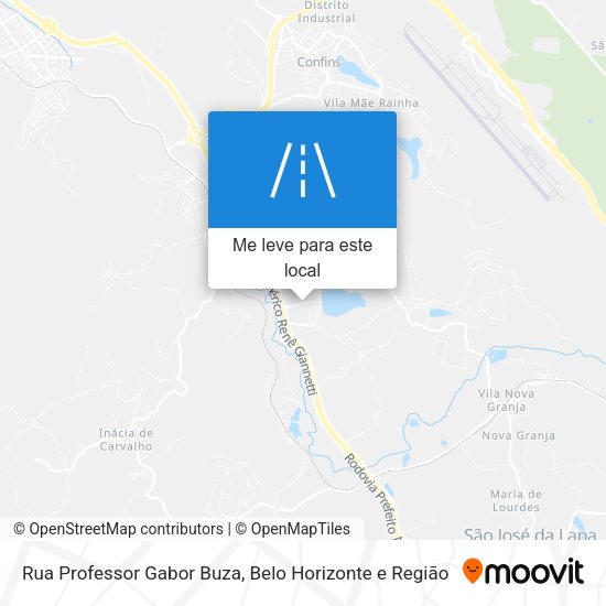 Rua Professor Gabor Buza mapa