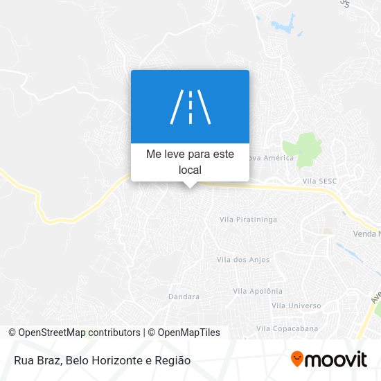 Rua Braz mapa