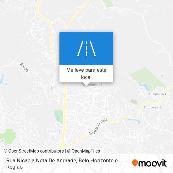 Rua Nicacia Neta De Andrade mapa
