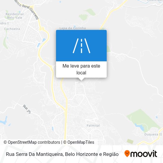 Rua Serra Da Mantiqueira mapa