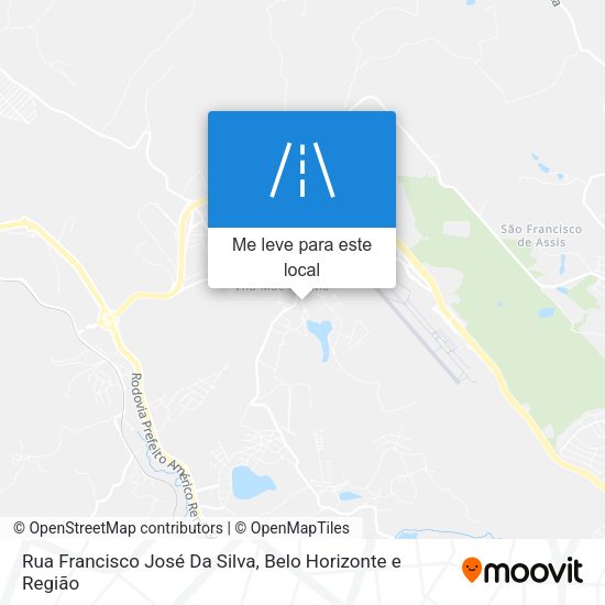 Rua Francisco José Da Silva mapa