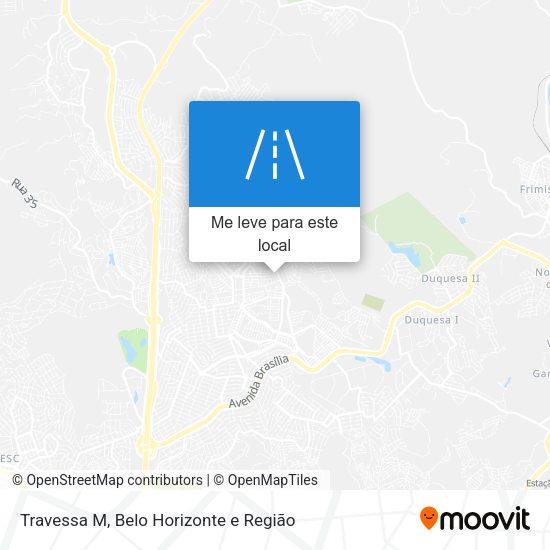Travessa M mapa