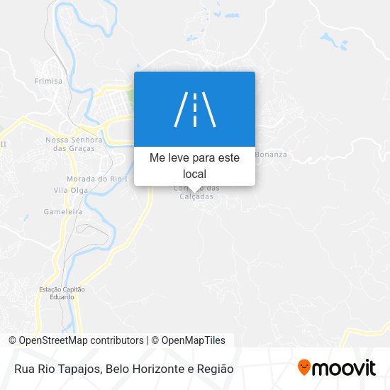 Rua Rio Tapajos mapa