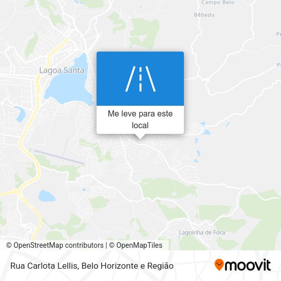 Rua Carlota Lellis mapa