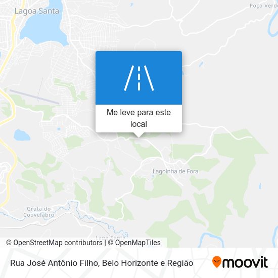 Rua José Antônio Filho mapa
