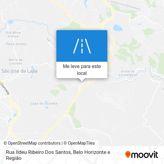Rua Ildeu Ribeiro Dos Santos mapa