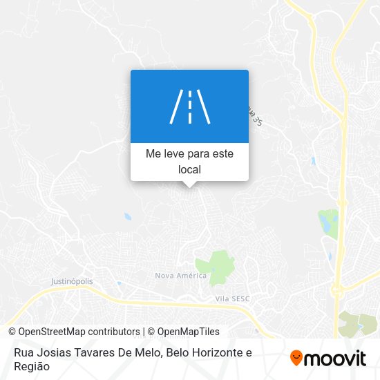 Rua Josias Tavares De Melo mapa