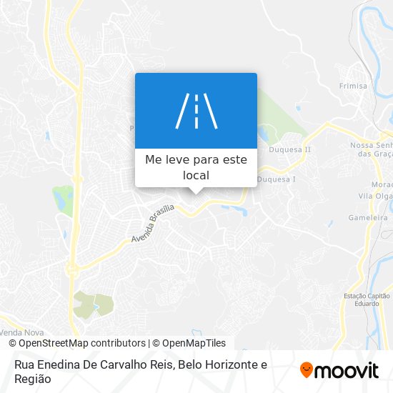 Rua Enedina De Carvalho Reis mapa