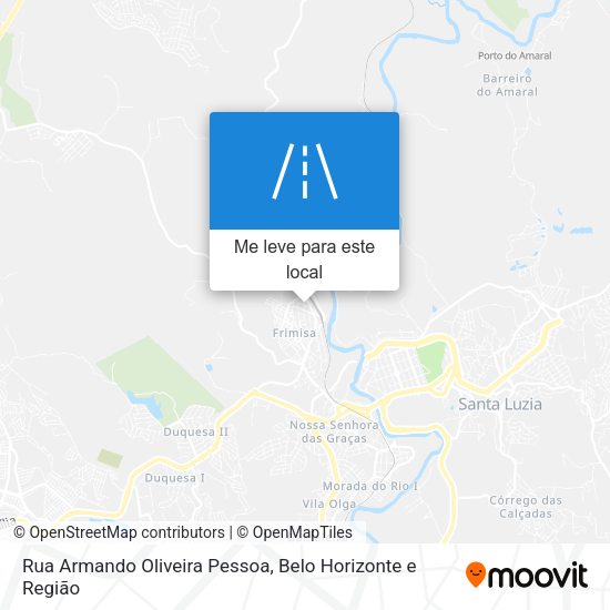 Rua Armando Oliveira Pessoa mapa