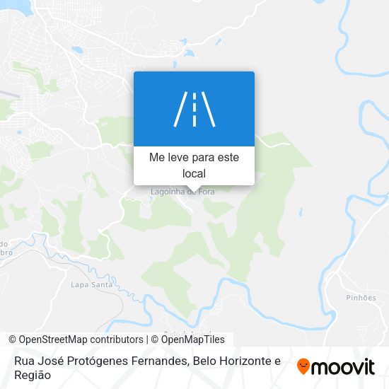 Rua José Protógenes Fernandes mapa