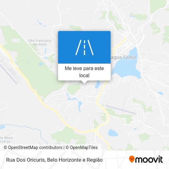 Rua Dos Oricuris mapa