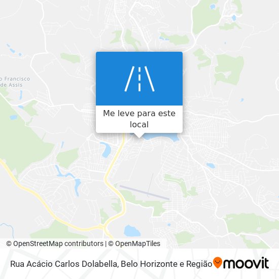 Rua Acácio Carlos Dolabella mapa