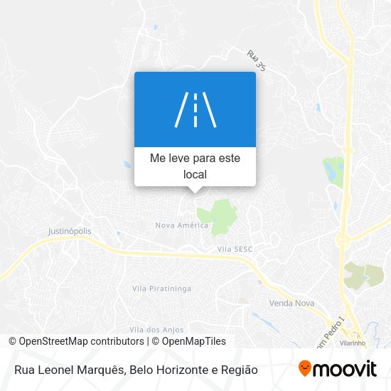 Rua Leonel Marquês mapa