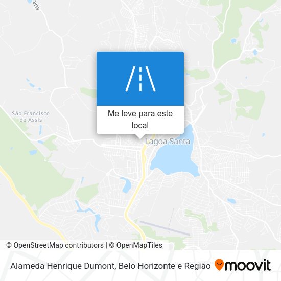 Alameda Henrique Dumont mapa