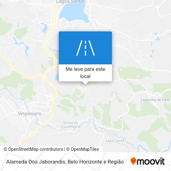Alameda Dos Jaborandis mapa