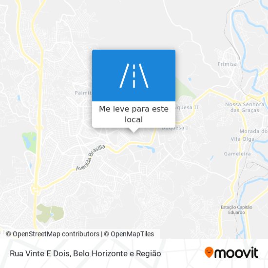 Rua Vinte E Dois mapa