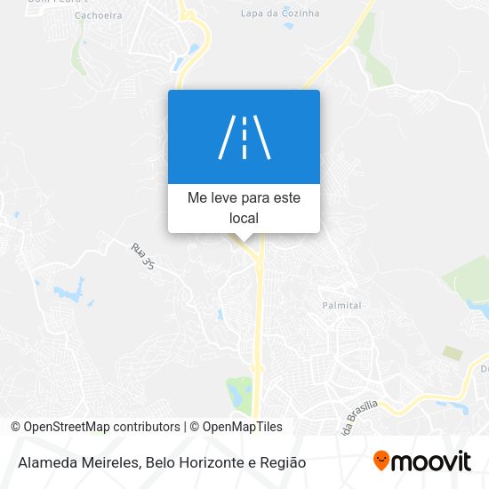 Alameda Meireles mapa