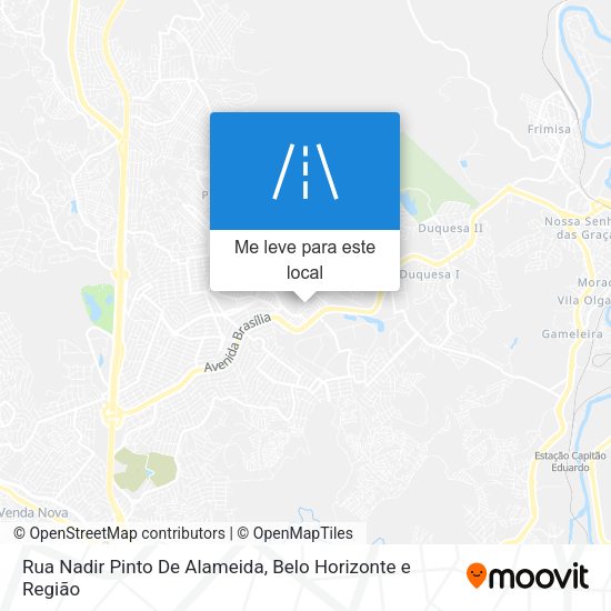 Rua Nadir Pinto De Alameida mapa