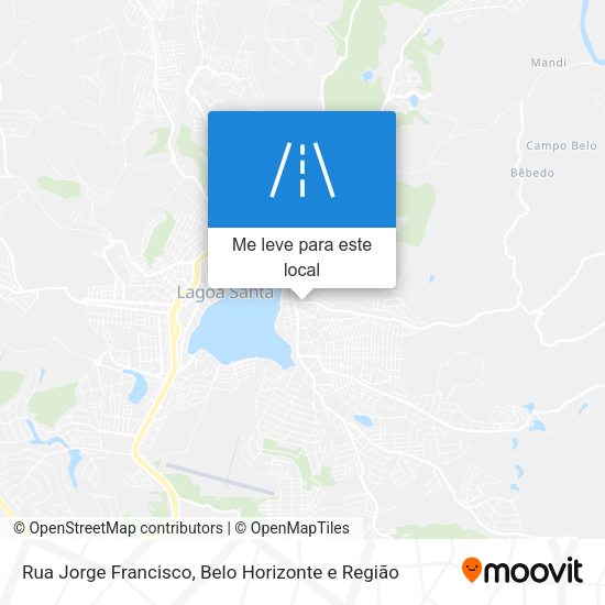 Rua Jorge Francisco mapa