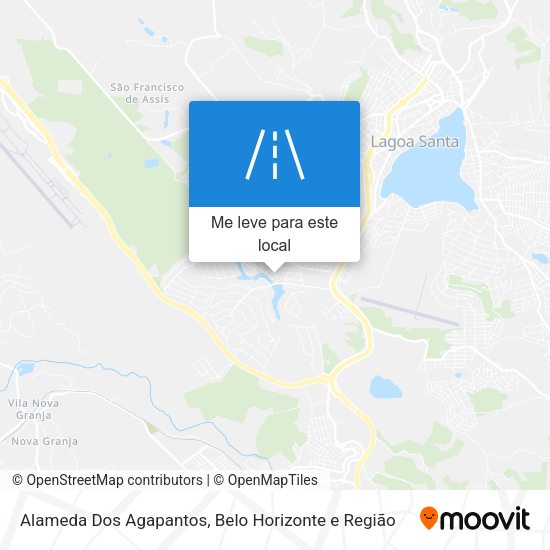 Alameda Dos Agapantos mapa