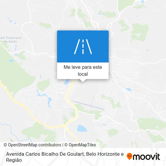 Avenida Carlos Bicalho De Goulart mapa