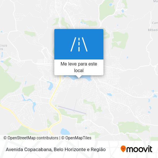 Avenida Copacabana mapa