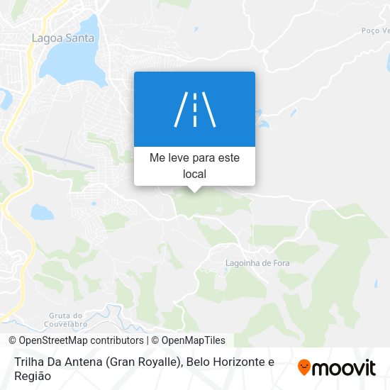 Trilha Da Antena (Gran Royalle) mapa