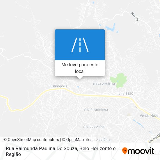 Rua Raimunda Paulina De Souza mapa