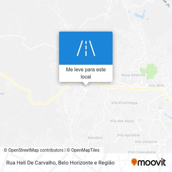 Rua Heli De Carvalho mapa