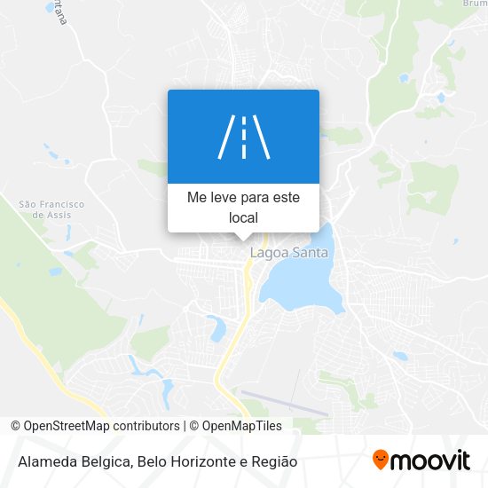 Alameda Belgica mapa
