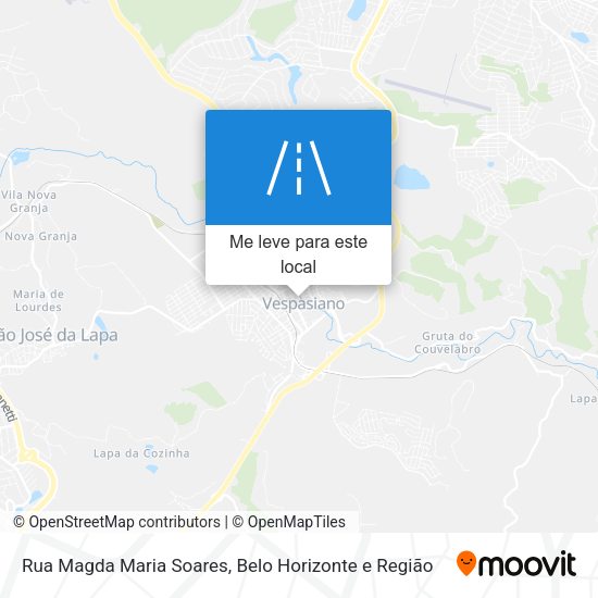 Rua Magda Maria Soares mapa