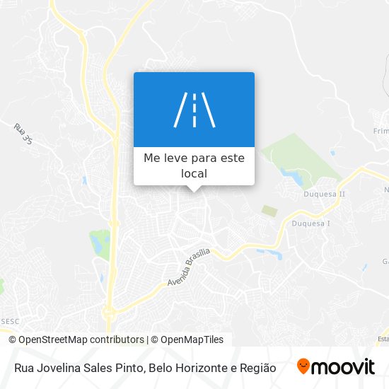 Rua Jovelina Sales Pinto mapa