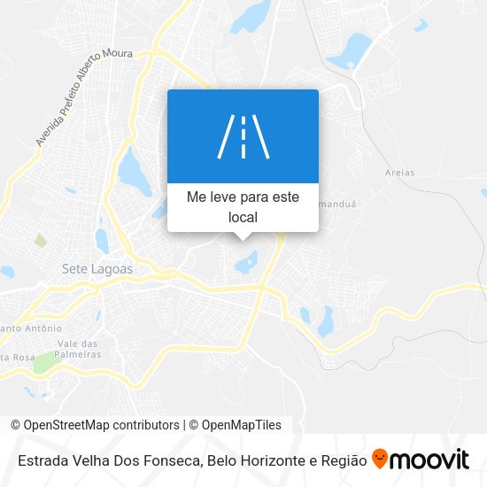 Estrada Velha Dos Fonseca mapa