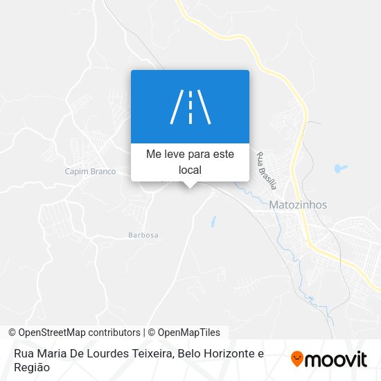 Rua Maria De Lourdes Teixeira mapa