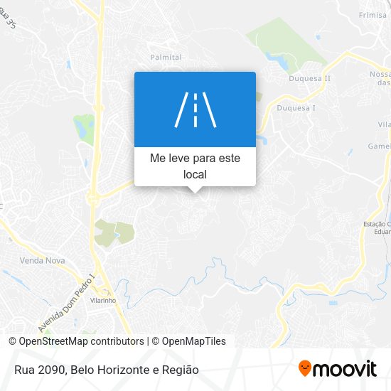 Rua 2090 mapa