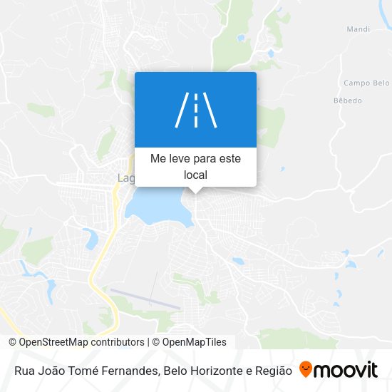 Rua João Tomé Fernandes mapa