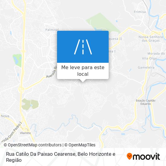 Rua Catilo Da Paixao Cearense mapa