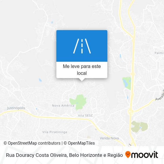 Rua Douracy Costa Oliveira mapa
