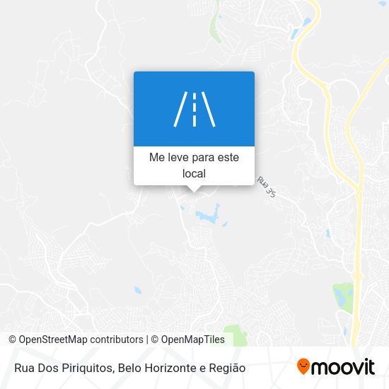 Rua Dos Piriquitos mapa