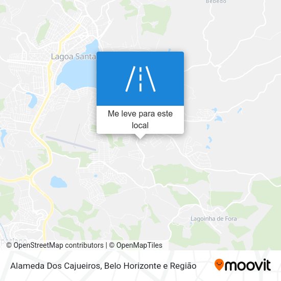 Alameda Dos Cajueiros mapa