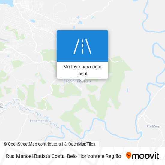 Rua Manoel Batista Costa mapa