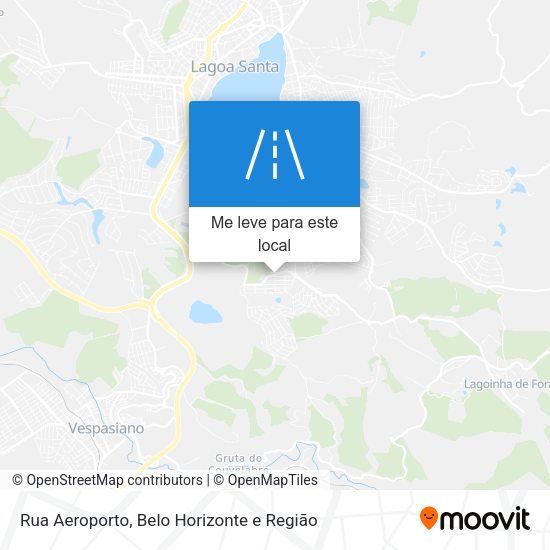 Rua Aeroporto mapa