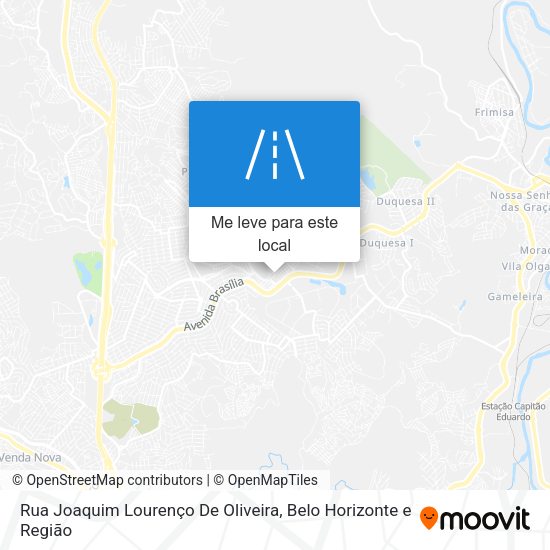 Rua Joaquim Lourenço De Oliveira mapa