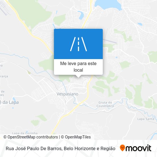 Rua José Paulo De Barros mapa
