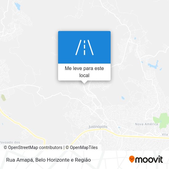 Rua Amapá mapa