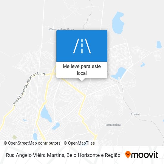 Rua Angelo Viêira Martins mapa