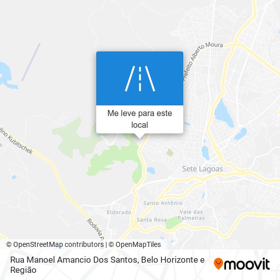 Rua Manoel Amancio Dos Santos mapa