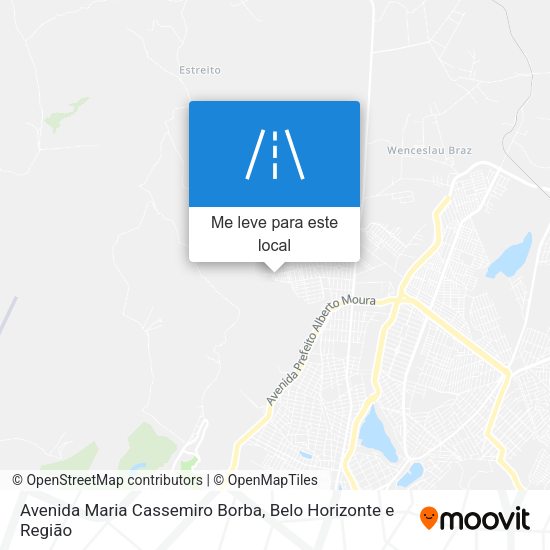 Avenida Maria Cassemiro Borba mapa