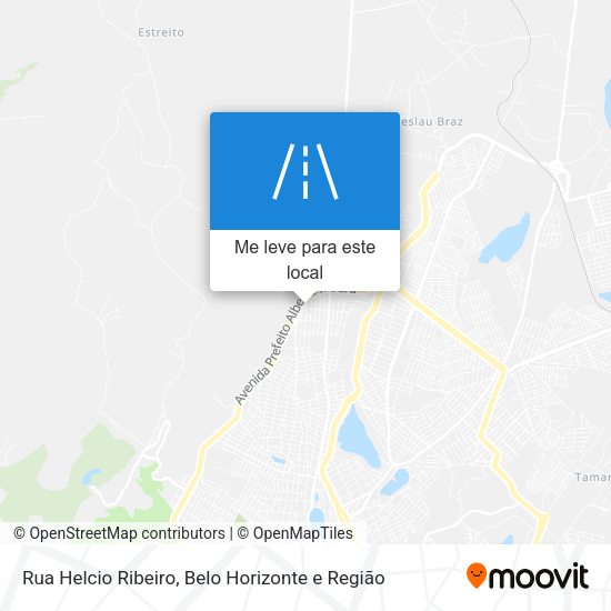 Rua Helcio Ribeiro mapa