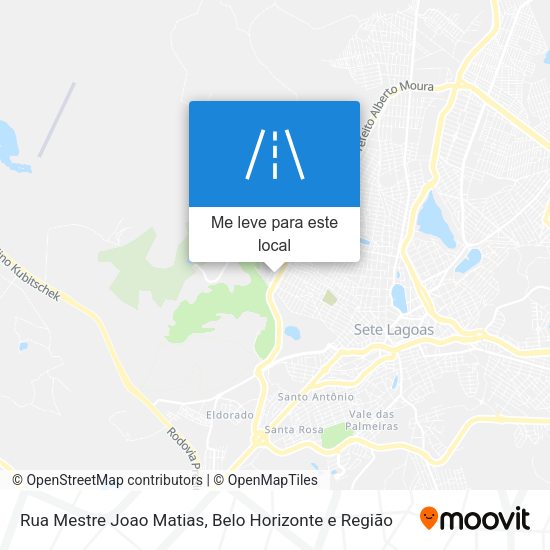 Rua Mestre Joao Matias mapa